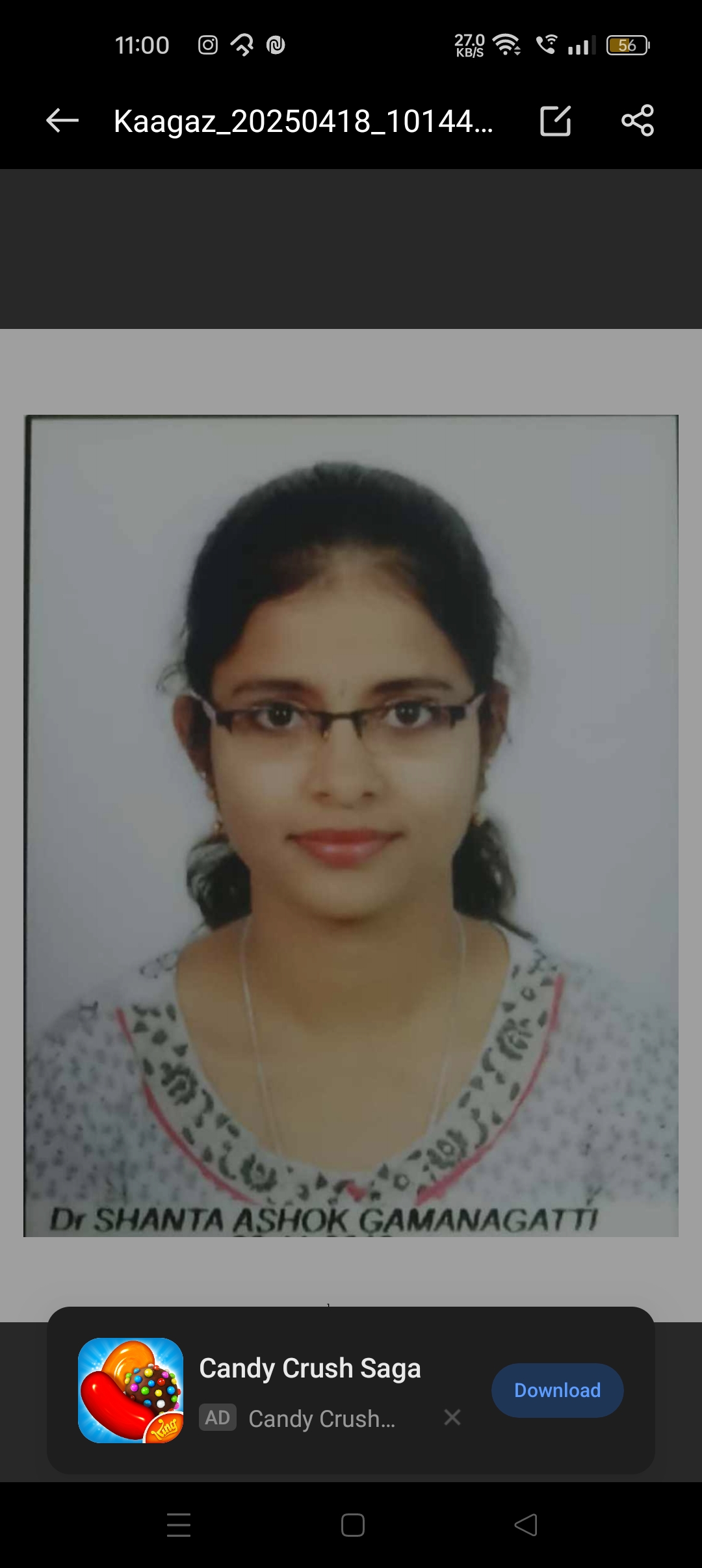 Dr SHANTA GAMANGATTI